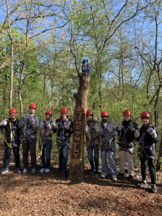 Ziplining